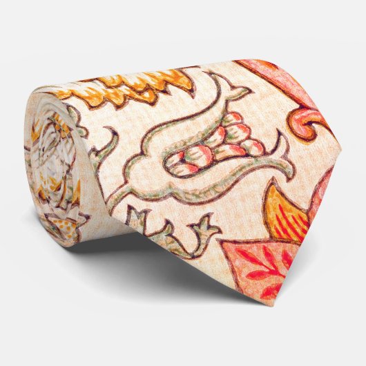 Cravate Carnation, William Morris (Roulé)