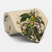 Cravate Carolina Parrot de Audubon's Birds of America (Roulé)