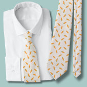 Cravate Carottes motif légume