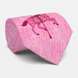 Cravate Carousel Horse - Fuchsia Pink