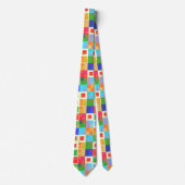 cravate carré abstraite (Devant)