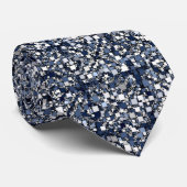 Cravate Carré bleu (Roulé)