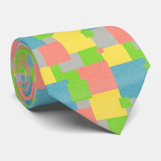 Cravate Carré coloré (Roulé)