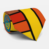 Cravate carré des années 1970 (Roulé)