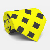 CRAVATE CARRÉ NOIR DIAGONAL (Roulé)