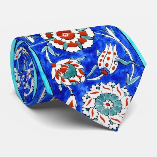 Cravate carreau d'iznik (Roulé)