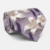 Cravate Carreaux céramiques en 3D floraux 71/144 (Roulé)