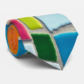Cravate Carreaux de mosaïque (Roulé)