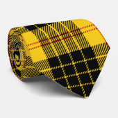 Cravate Carreaux jaune noir (Roulé)