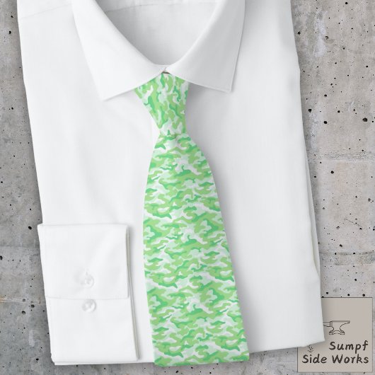 Cravate Carreaux light Gray and Green