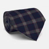 Cravate Carreaux Navy Classique (Roulé)