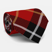 Cravate Carreaux Rouges (Roulé)