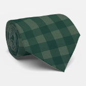 Cravate Carreaux verts (Roulé)