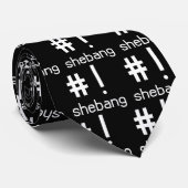 Cravate carrelée de shebang (Roulé)