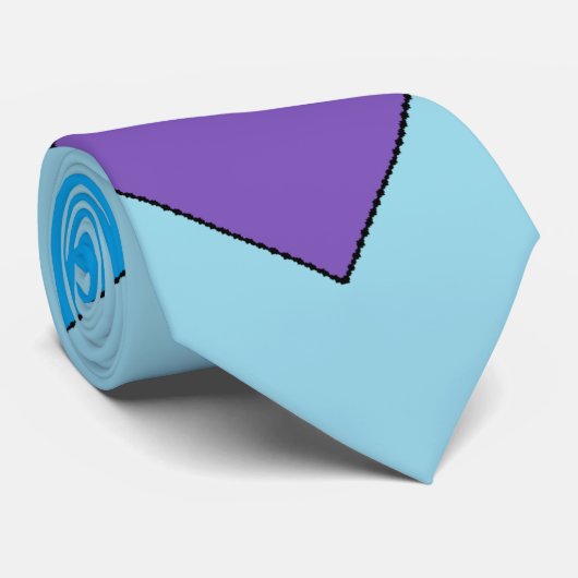 Cravate Carrés Abstraits (Roulé)