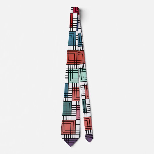 Cravate Carrés Art déco (Devant)