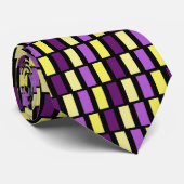 Cravate carrés de lakers (Roulé)
