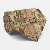 Cravate Carte 1721 de l'Europe (Roulé)