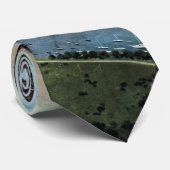 Cravate Carte ancienne de Washington DC et de la rivière P (Roulé)