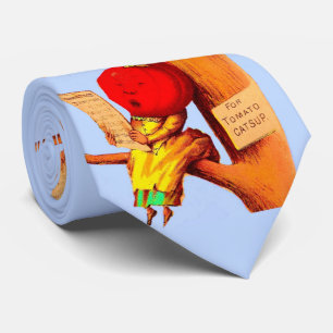 Cravate Carte de commerce victorienne tomate tête femme im