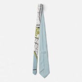 CRAVATE CARTE DE DÉTAIL DES MASSACHUSETTS DE L'UNIVERSITÉ (Dos)