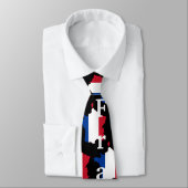 Cravate Carte de la Personnaliser France (Attaché)