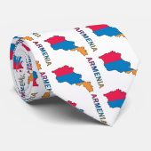 Cravate Carte de l'Arménie (Roulé)