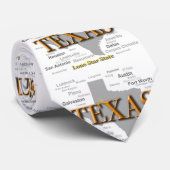 Cravate Carte de l'État du Texas (Roulé)
