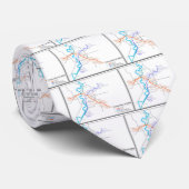 Cravate Carte de métro de Roma (Roulé)