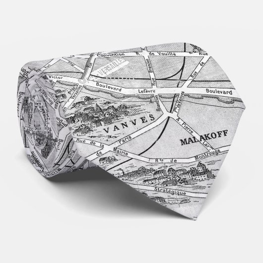 Cravate Carte de Paris (Roulé)