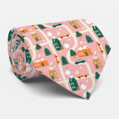 Cravate Carte des vacances de Noël Motif (Roulé)