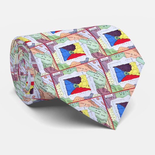 Cravate Carte d'once (Roulé)