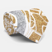 Cravate Carte dorée de ville de Rome (Roulé)