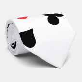 Cravate Carte française (Roulé)