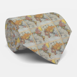 Cravate Carte générale vintage du monde