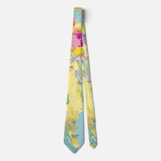 Cravate Carte géologique de l'Amérique du Sud