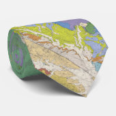 Cravate Carte géologique de Westside San Joaquin (Roulé)