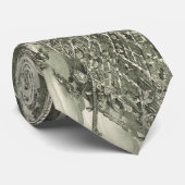 Cravate Carte imagée vintage de Cincinnati (1900) (Roulé)