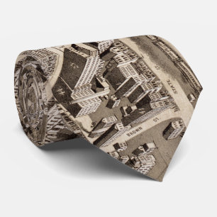 Cravate Carte imagée vintage de Lynn mA (1879)