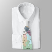 Cravate carte india_Political (Attaché)