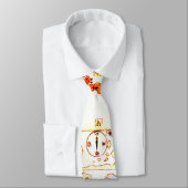 Cravate Carte japonaise 1800 du monde (Attaché)