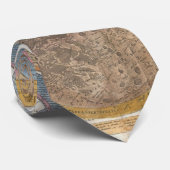 Cravate CARTE MONDIALE Vintage (Roulé)