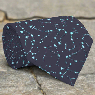 Cravate Carte Stellaire à Effet Lumineux Constellations As