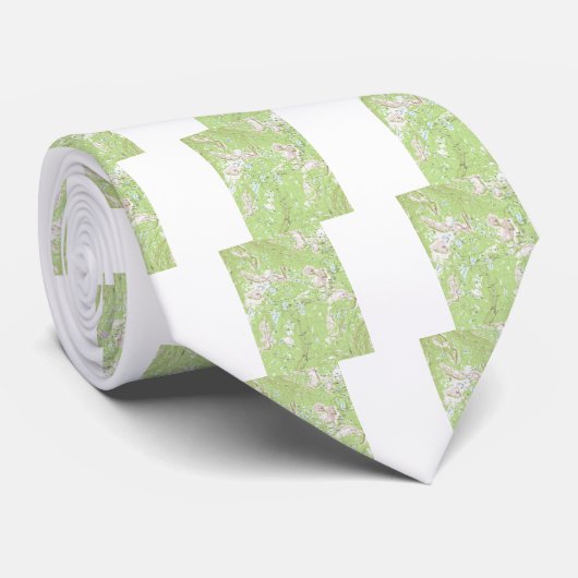 Cravate Carte topographique (Roulé)