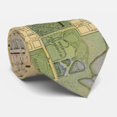 Cravate Carte vintage de Washington D.C. (1905) (Roulé)