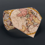 Cravate Carte vintage du monde (1782) - Stylisé<br><div class="desc">C'est une carte vintage stylisée du monde produit à l'origine en 1782.</div>