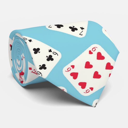 Cravate Cartes de jeu (Roulé)