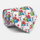 Cravate Cartes Et Chips De Poker Blackjack Las Vegas (Roulé)