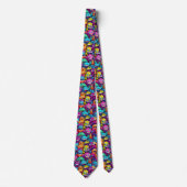 Cravate Cartographie Monsters Necktie (Devant)