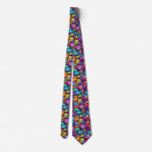 Cravate Cartographie Monsters Necktie (Dos)